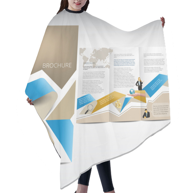 Personality  Brochure Hair Cutting Cape