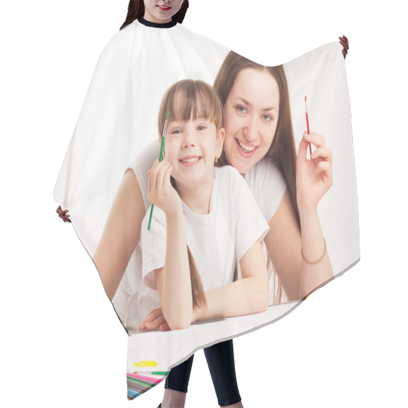 Personality  Mother And Daughter Hair Cutting Cape