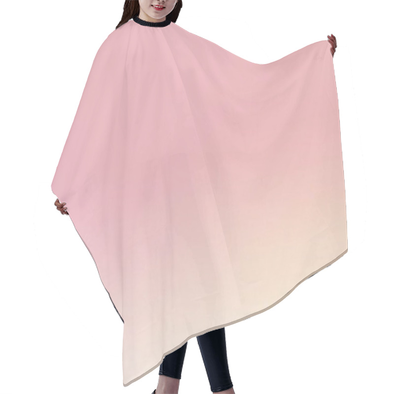 Personality  Soft Pink And Peach Gradient Minimalist Background Hair Cutting Cape