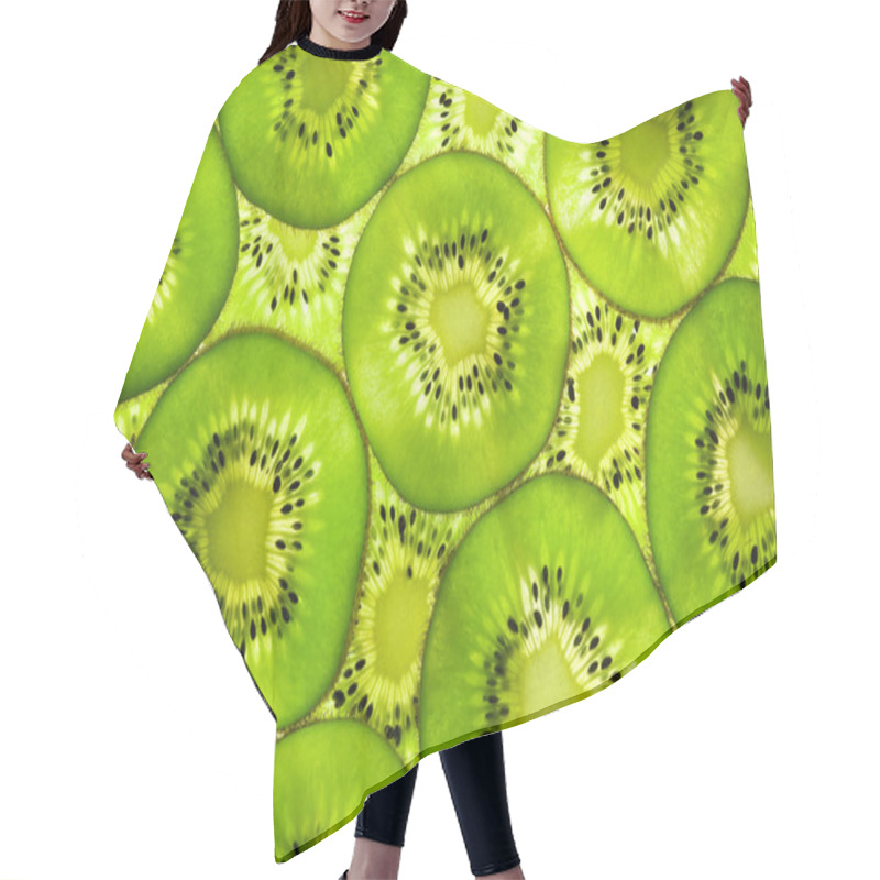 Personality  Fresh Kiwi Pattern / Background / Back Lit Hair Cutting Cape