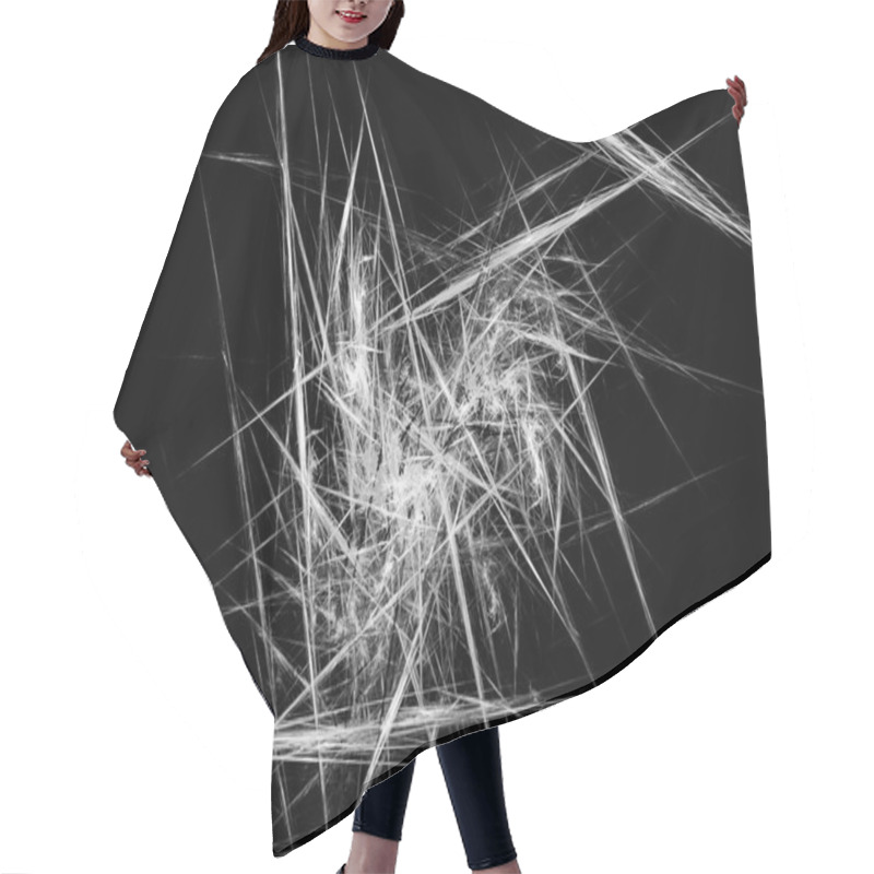 Personality  Abstract Fractal Background Hair Cutting Cape