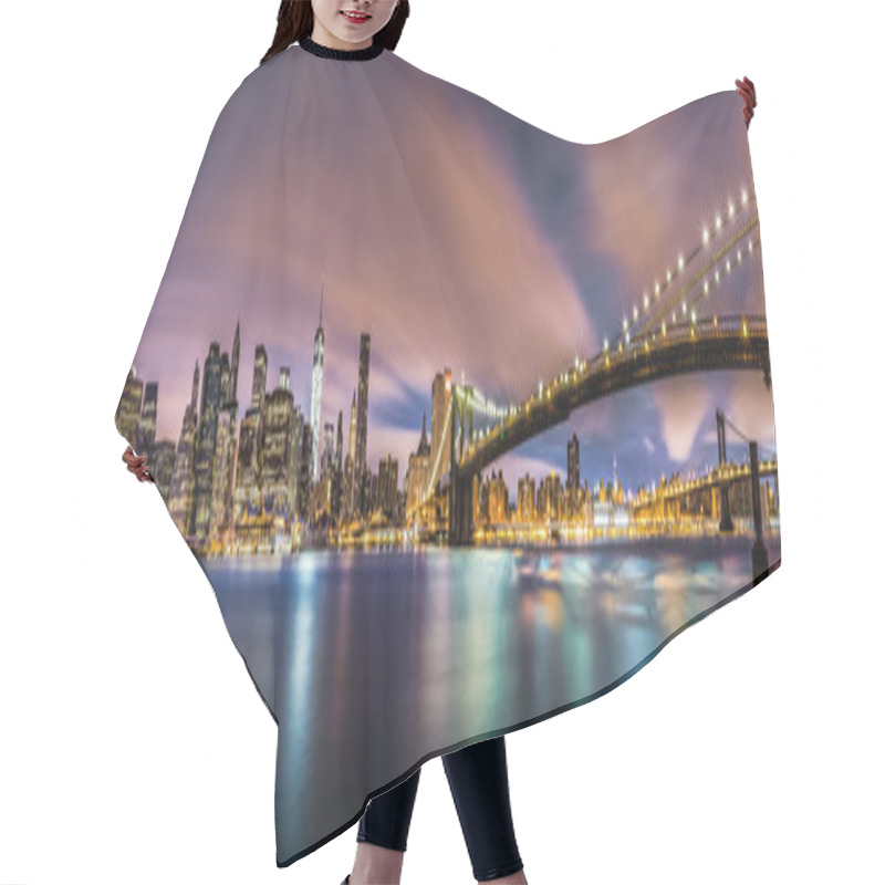 Personality  New Dawn Over New York Hair Cutting Cape