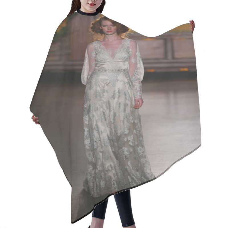 Personality  Claire Pettibone Bridal Fall Winter 2016 Presentation Hair Cutting Cape