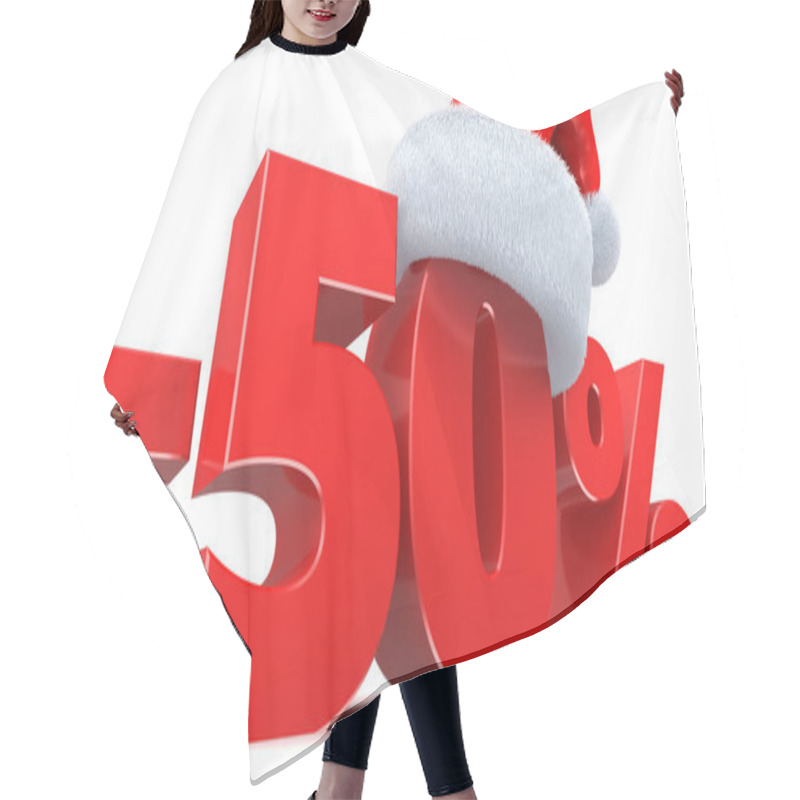 Personality  Christmas Sale 50 Percent Hair Cutting Cape