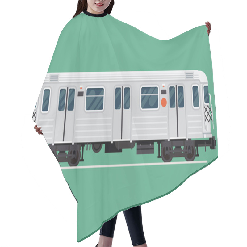 Personality  Transit Train Car Hair Cutting Cape