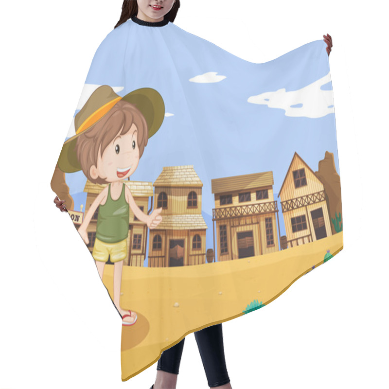 Personality  Hiker Hair Cutting Cape