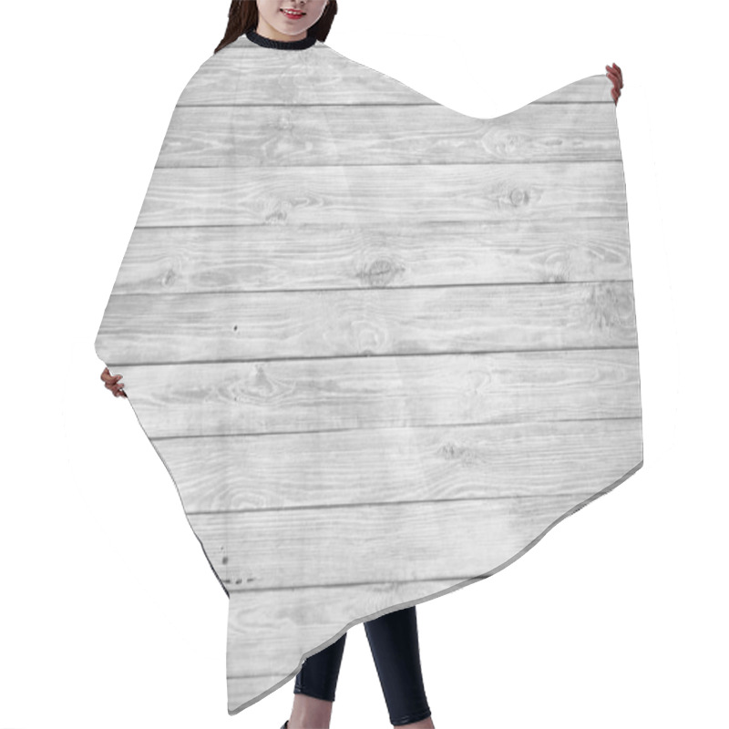 Personality  White Wood Background Hair Cutting Cape