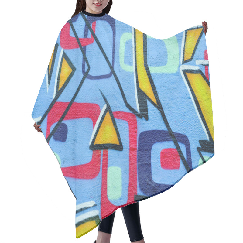 Personality  Graffiti Hair Cutting Cape