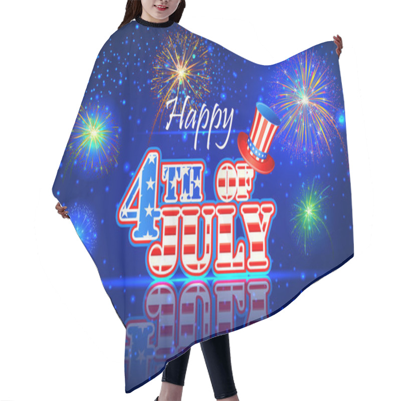 Personality  4th Of July Wallpaper Background Hair Cutting Cape