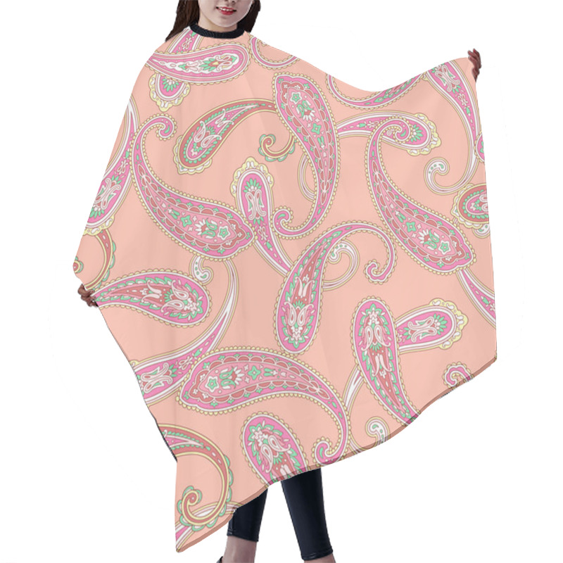 Personality  Paisley Pattern Hair Cutting Cape