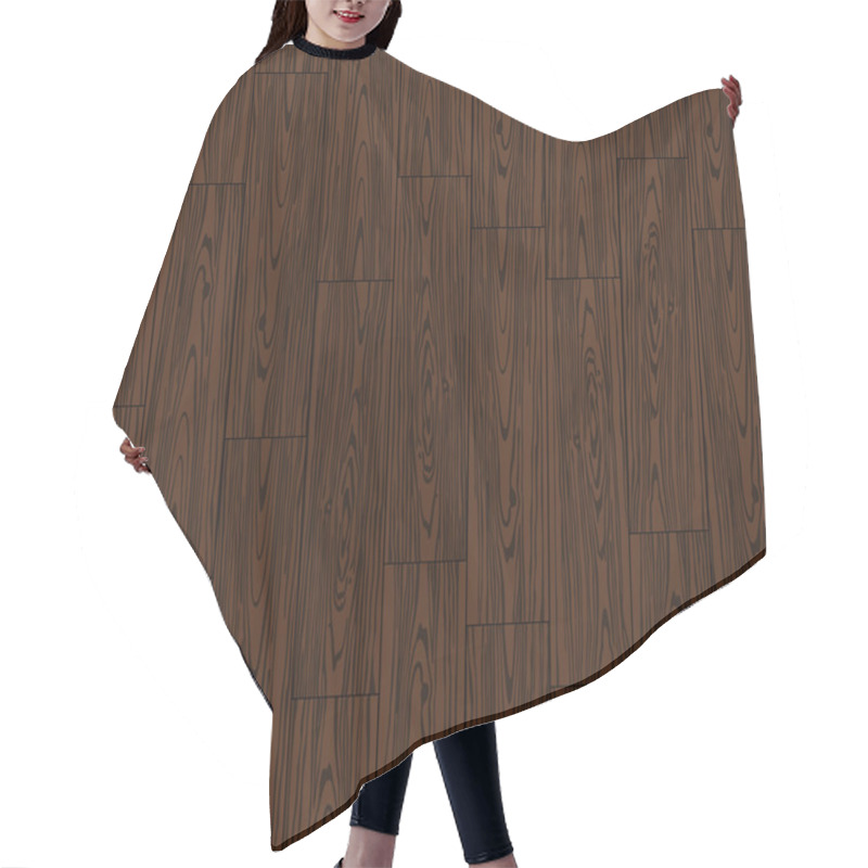 Personality  Seamless Wood Pattern. Hair Cutting Cape