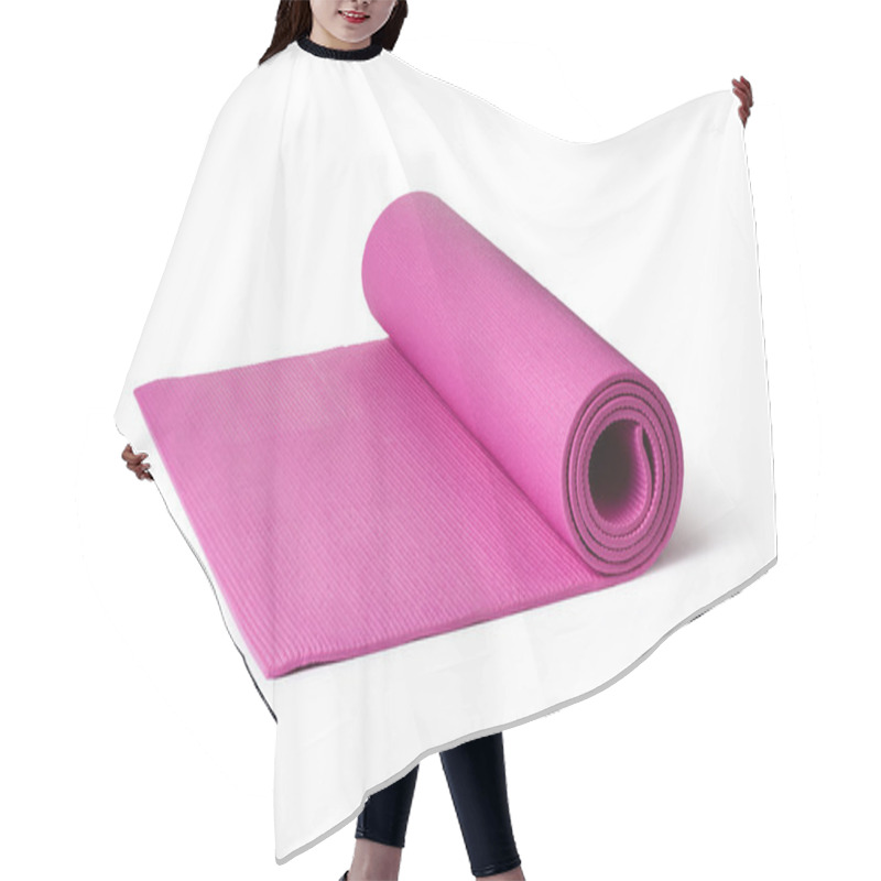 Personality  Pink Yoga Mat Hair Cutting Cape