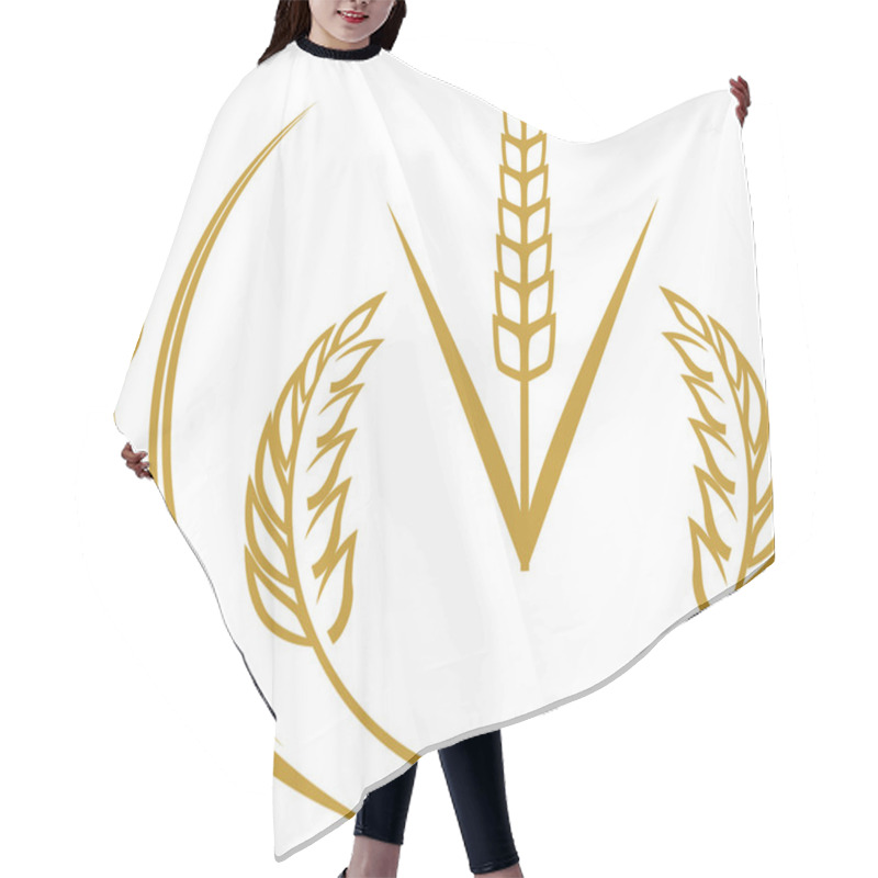 Personality  More Wheat Elements Hair Cutting Cape