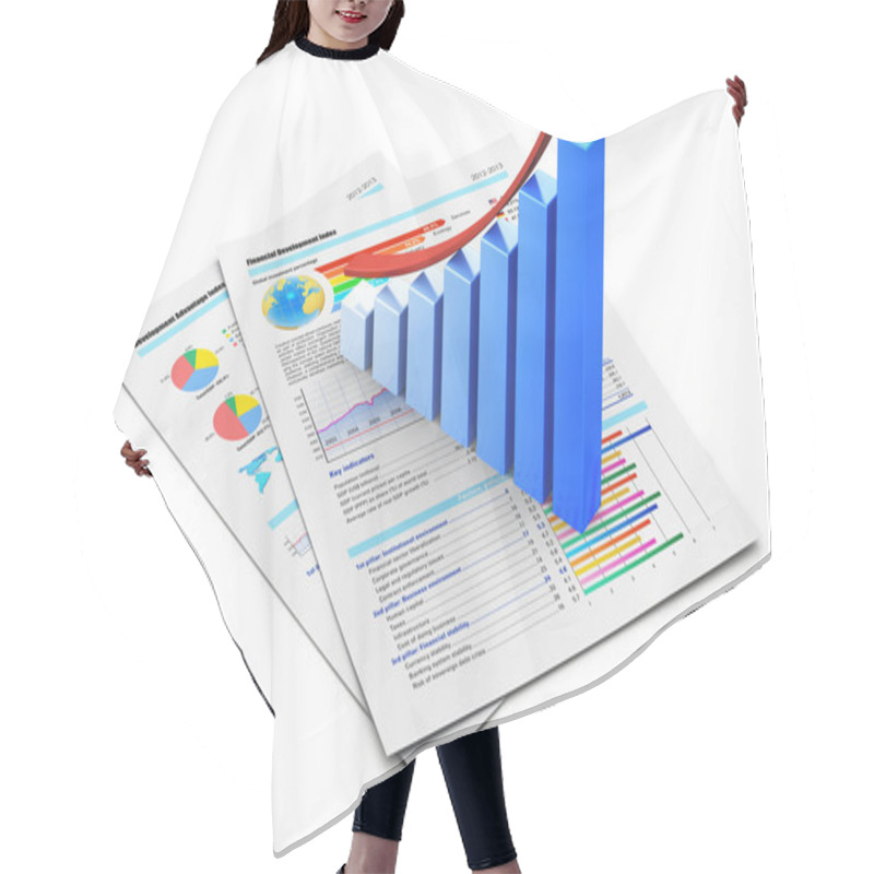 Personality  Business Financial Success Concept Hair Cutting Cape