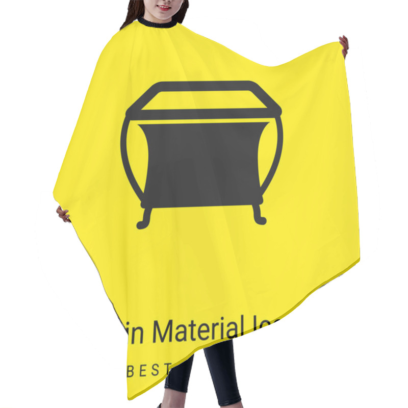 Personality  Baby Playpen Minimal Bright Yellow Material Icon Hair Cutting Cape