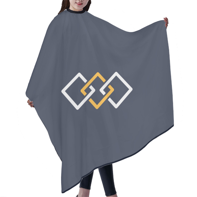 Personality  Unity Symbol Hair Cutting Cape