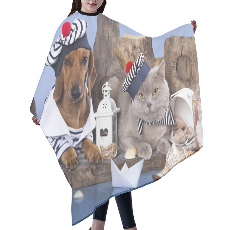 Personality  Cat And Dog Hair Cutting Cape