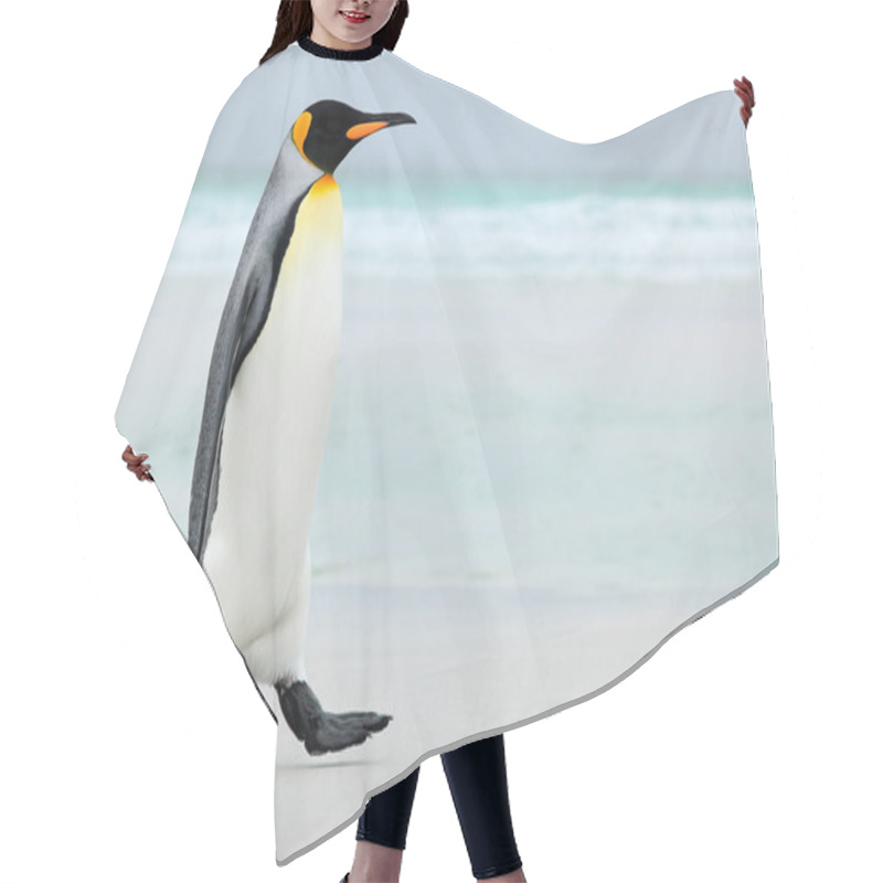 Personality  Big King Penguin Hair Cutting Cape