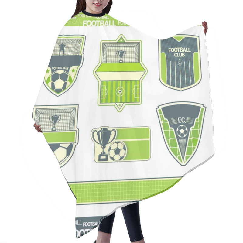 Personality  Football Symbolism Hair Cutting Cape