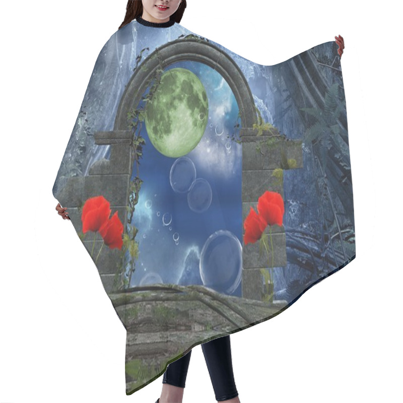 Personality  Series The Secret Passage - A Romantic Moon Hair Cutting Cape