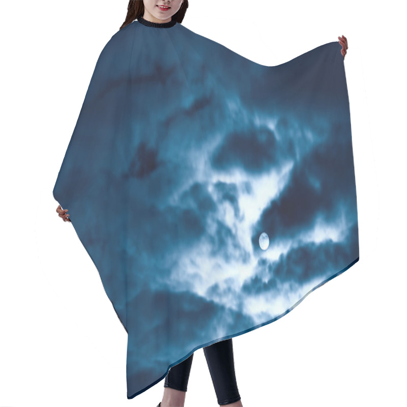 Personality  Night Moon And Clouds Hair Cutting Cape