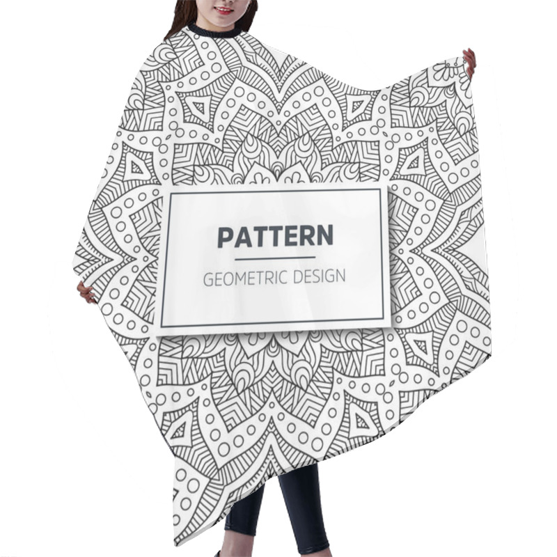 Personality  Seamless Ethnic And Tribal Pattern Hair Cutting Cape