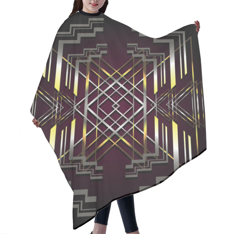 Personality  Background In Art Nouveau Hair Cutting Cape