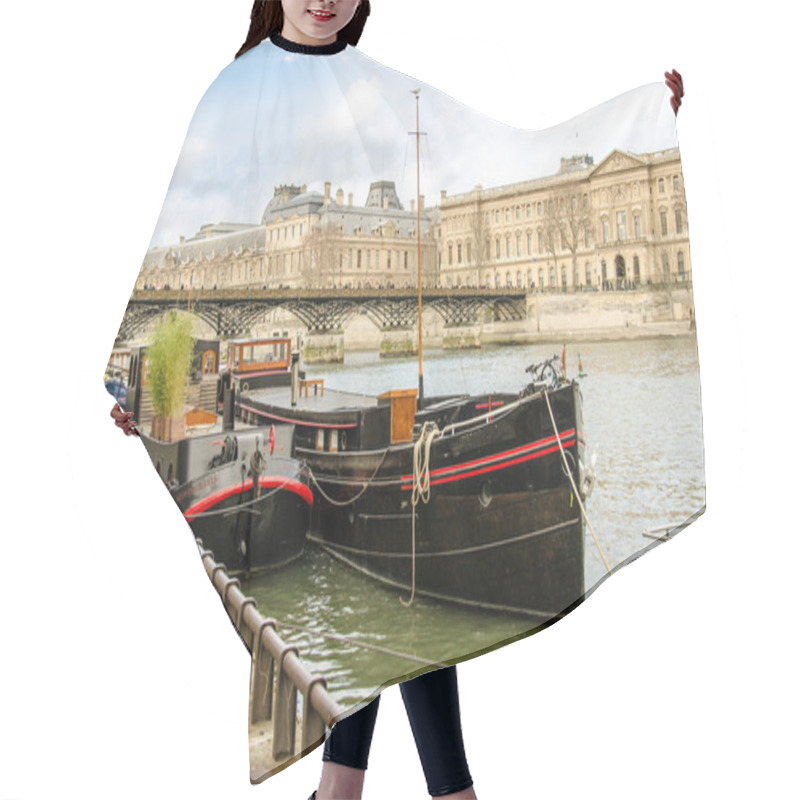 Personality  Seine River In Paris Hair Cutting Cape