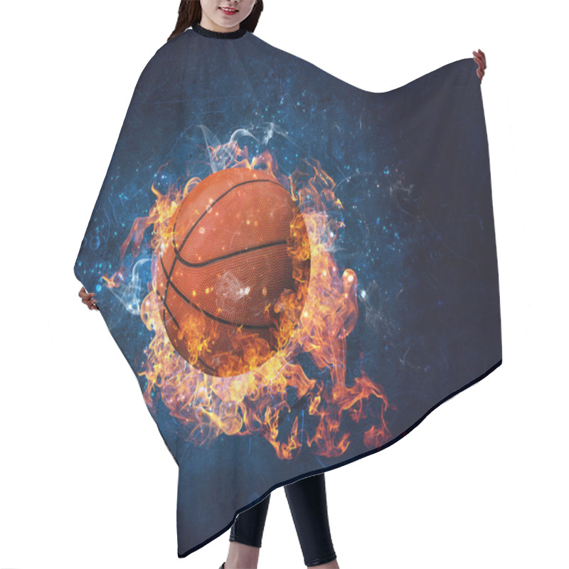 Personality  Basketball Game Concept Hair Cutting Cape