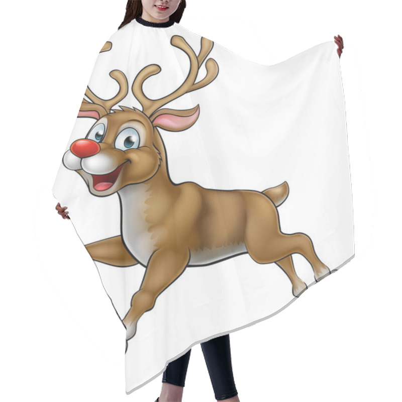 Personality  Cartoon Reindeer Christmas Character Hair Cutting Cape