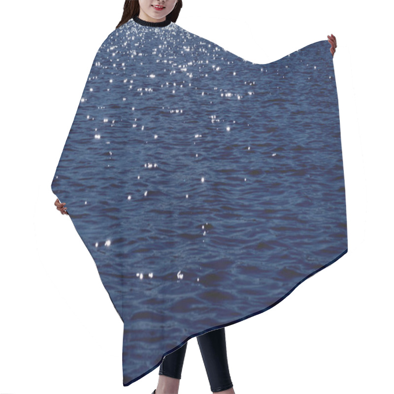 Personality  Texture Water Ripples Hair Cutting Cape