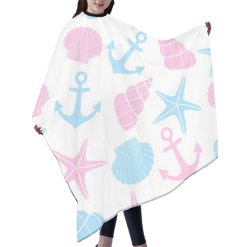 Personality  Pastel Marine Life Hair Cutting Cape