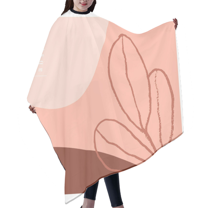 Personality  Abstract Modern Collage Design Hair Cutting Cape