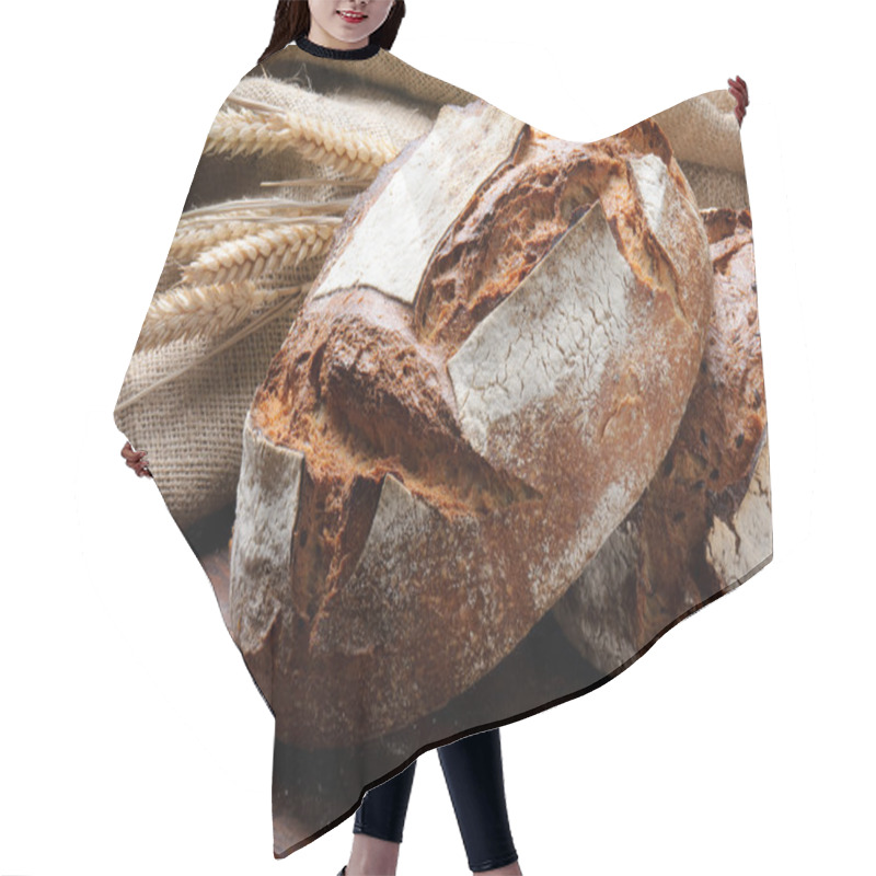 Personality  Freshly Baked Traditional Bread Hair Cutting Cape