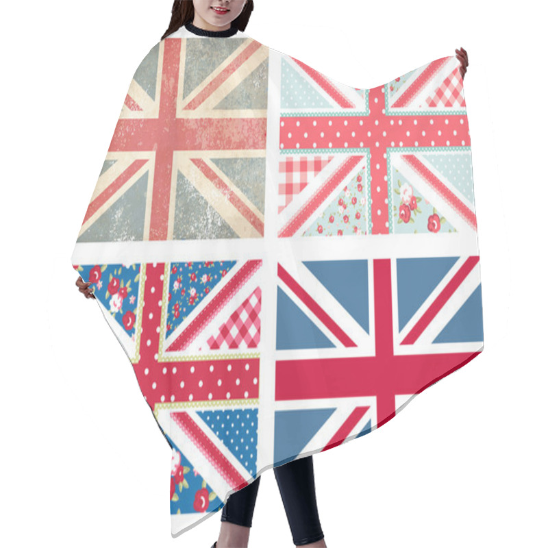 Personality  British Flags Hair Cutting Cape