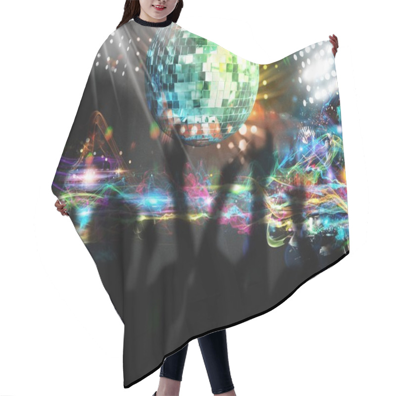 Personality  People Dancing In Night Club Hair Cutting Cape