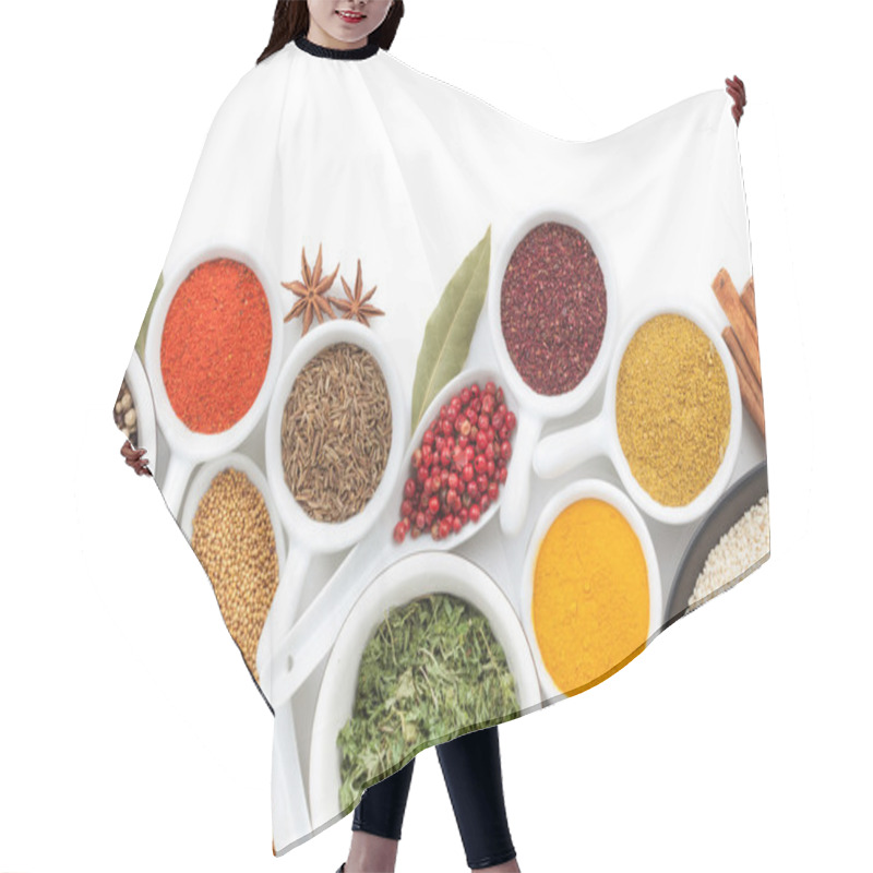 Personality  Various Spices Selection Hair Cutting Cape