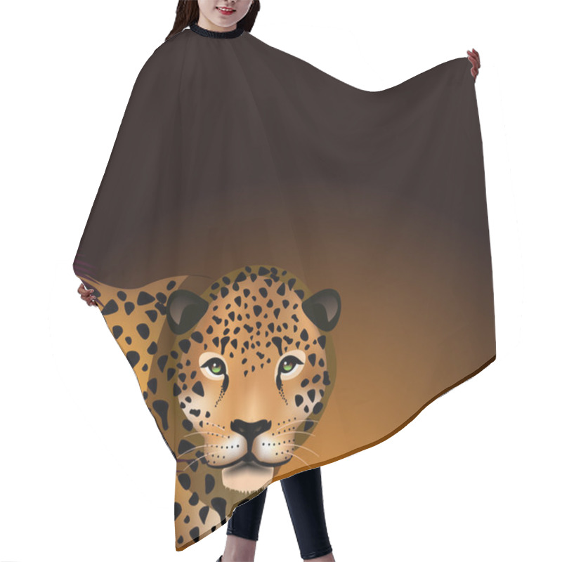 Personality  Jaguar Hair Cutting Cape