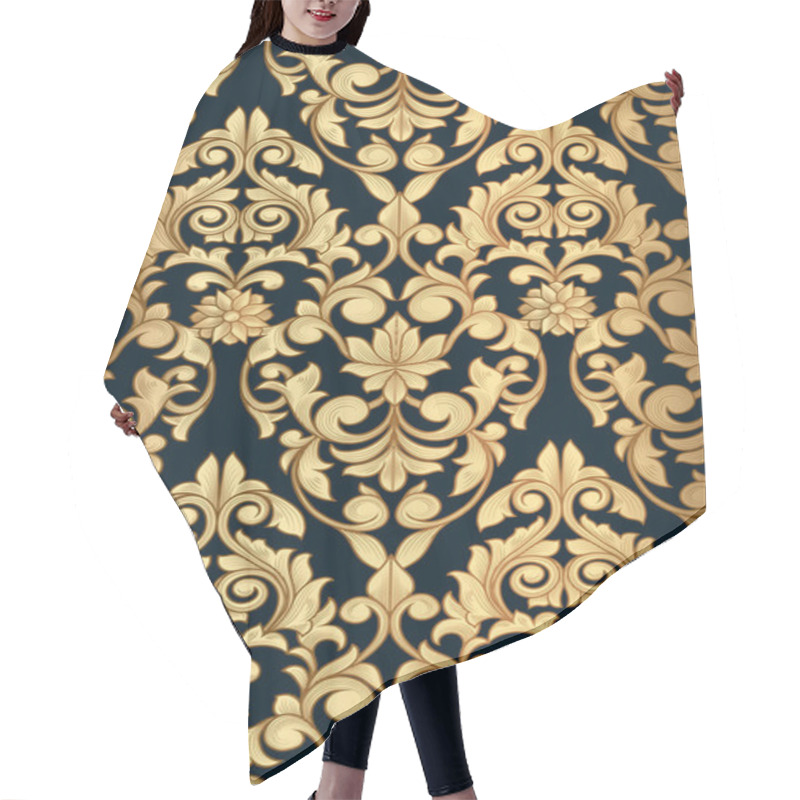 Personality  Seamless Decorative Pattern Hair Cutting Cape