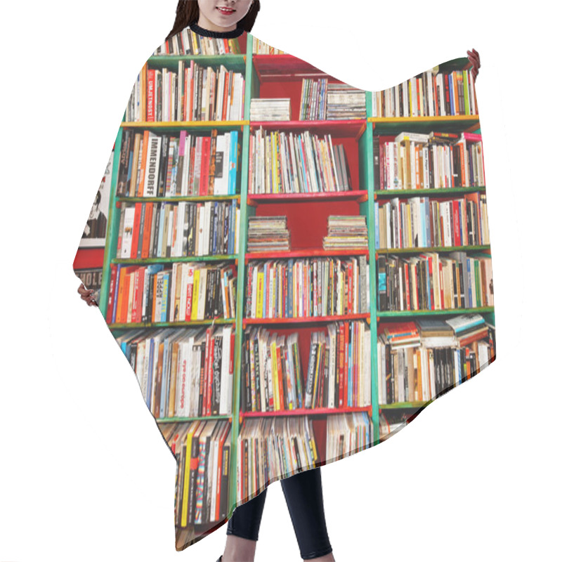 Personality  Bookshelf Hair Cutting Cape