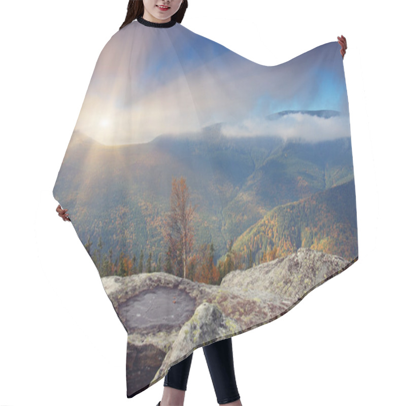 Personality  Autumn Mountains Hair Cutting Cape