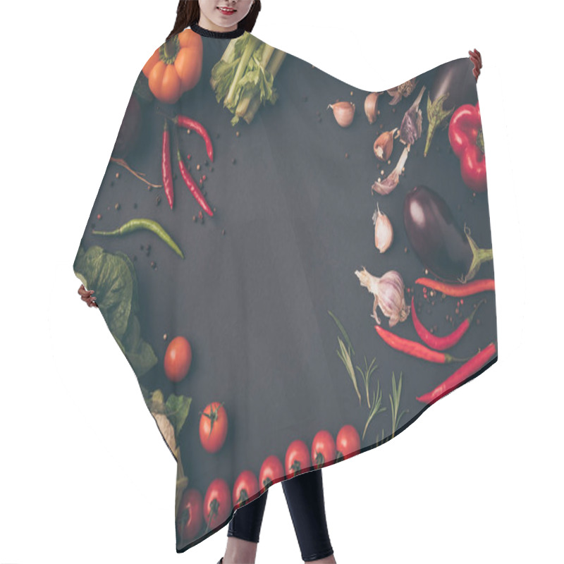 Personality  Vegetables Hair Cutting Cape