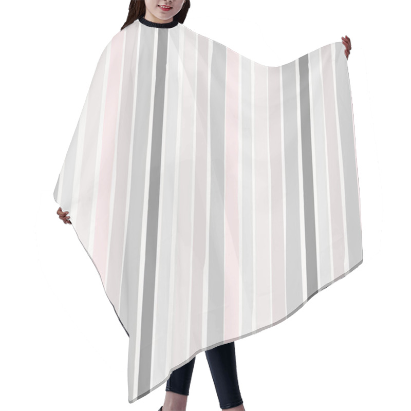 Personality  Pattern With Hand Drawn Stripes Hair Cutting Cape