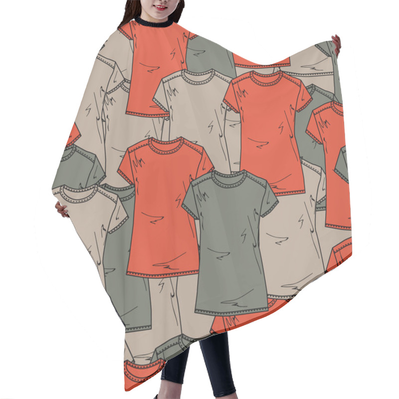 Personality  Background Shirts, Vector Design Hair Cutting Cape