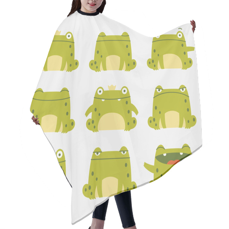 Personality  Cute Frogs Hair Cutting Cape