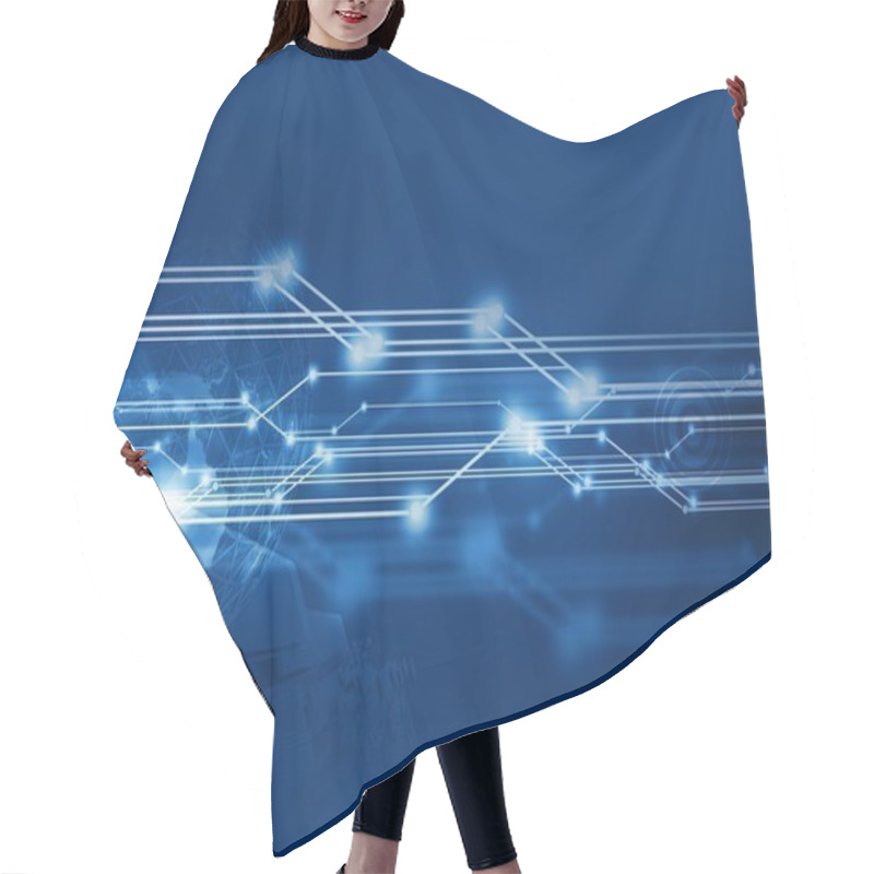 Personality  Communication Background Hair Cutting Cape