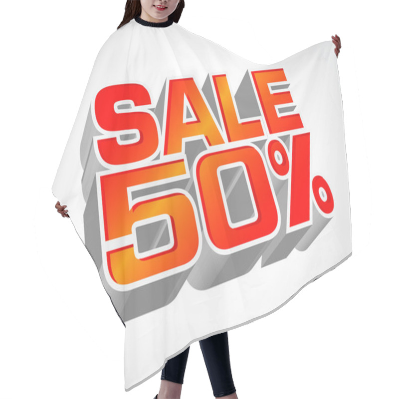 Personality  Hard Sale Text Hair Cutting Cape