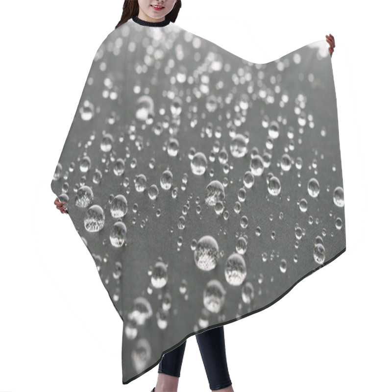 Personality  Metalic Shiny Waterdrops Hair Cutting Cape