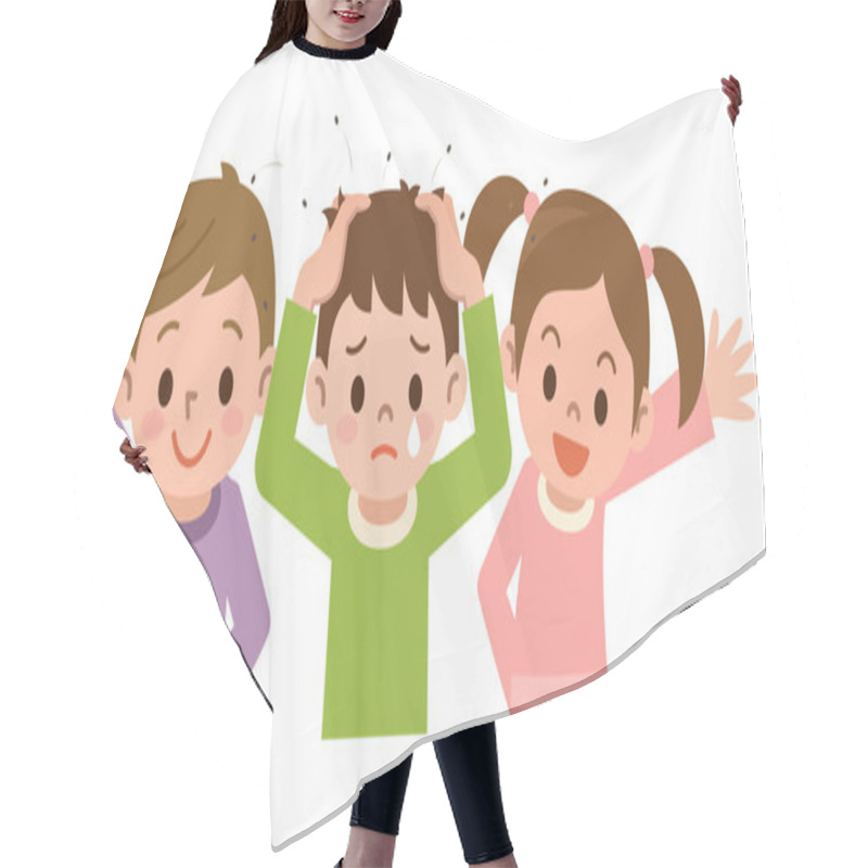 Personality  Lice And Children Hair Cutting Cape