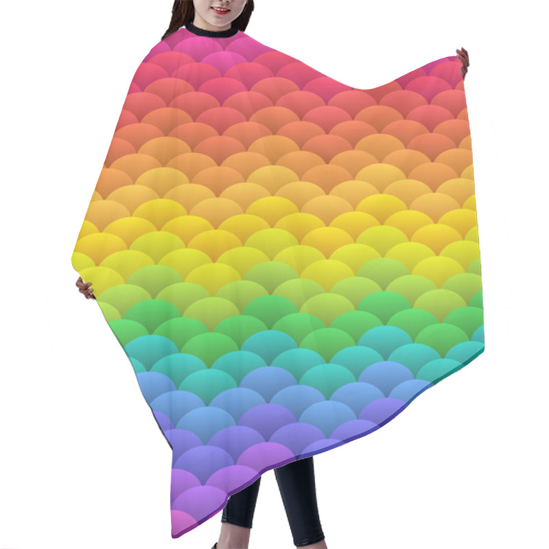 Personality  Simple Geometric Blobs Hair Cutting Cape